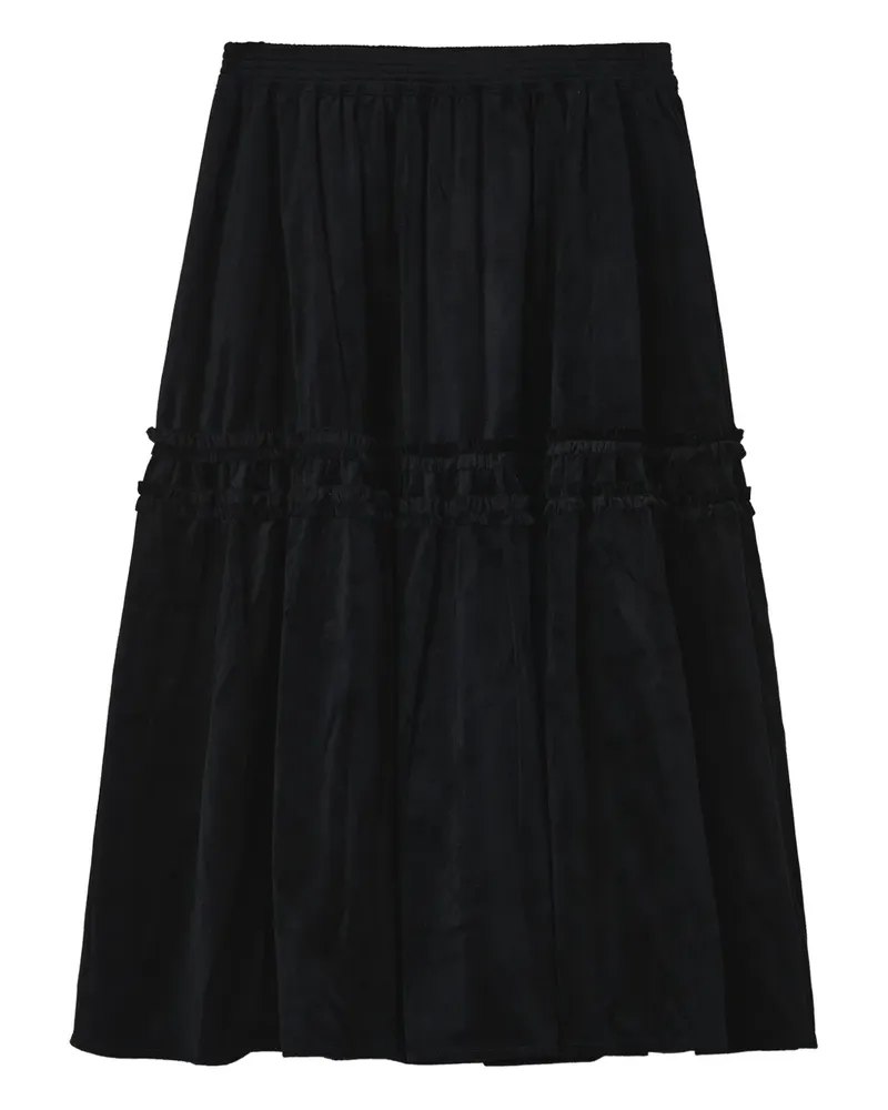Tout a Coup ruffled-detail skirt - Schwarz Schwarz