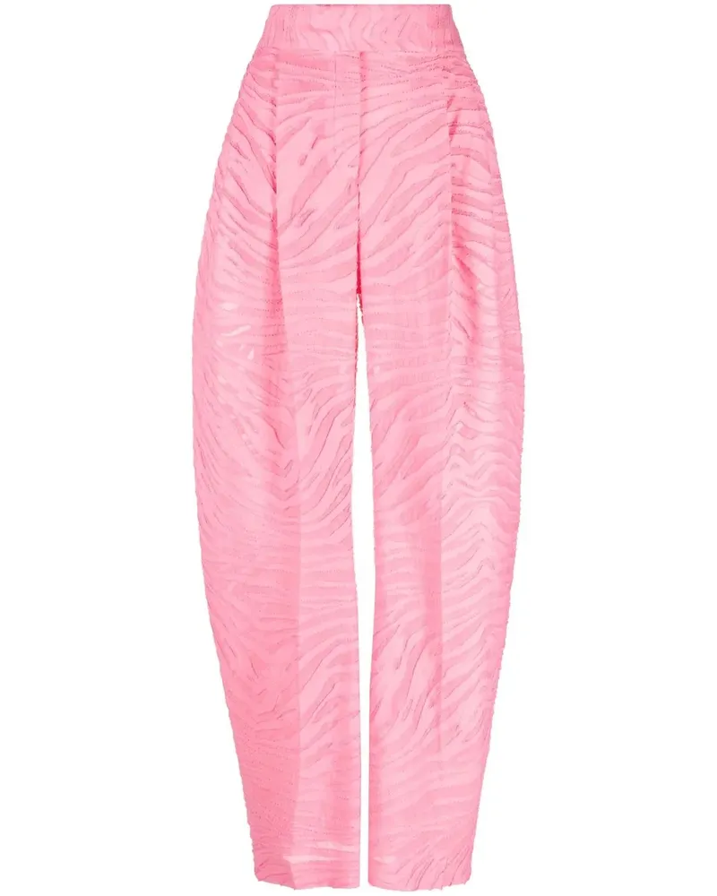 ATTICO Hose mit Zebramuster - Rosa Rosa