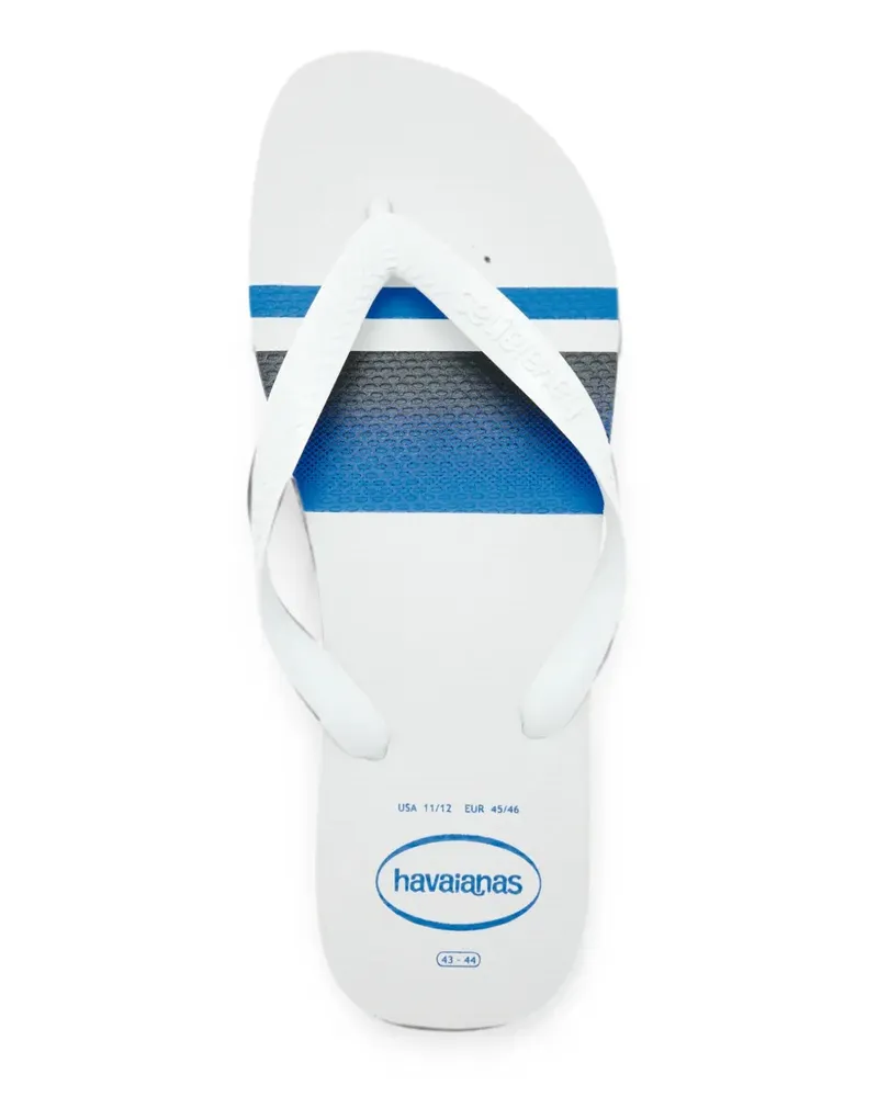 Havaianas Top Basic logo-embossed flip flops - Weiß Weiß