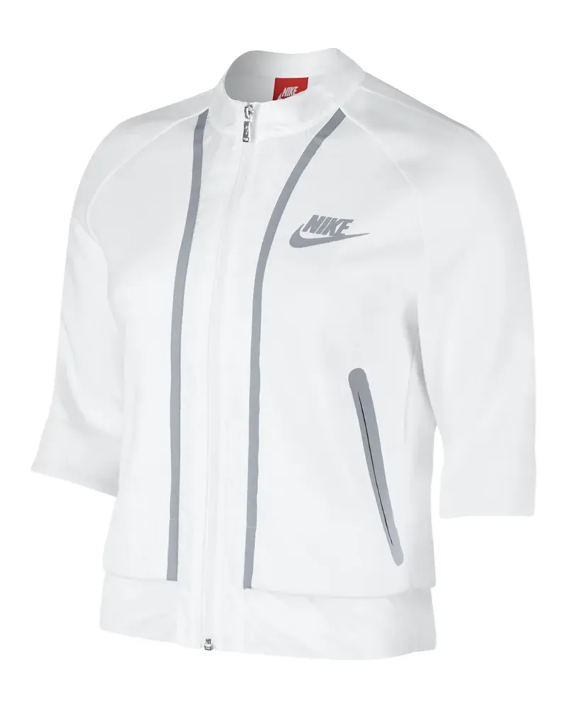 Nike Tech Fleece Splatter jacket - Weiß Weiß