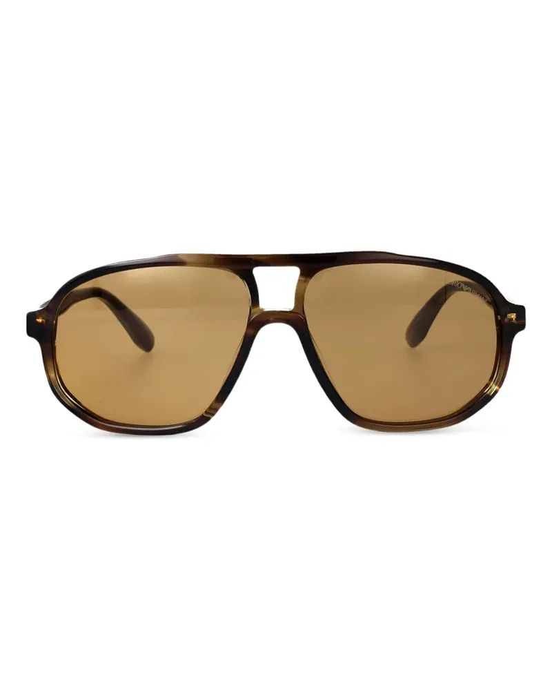 Emporio Armani Pilotenbrille in Schildpattoptik - Braun Braun
