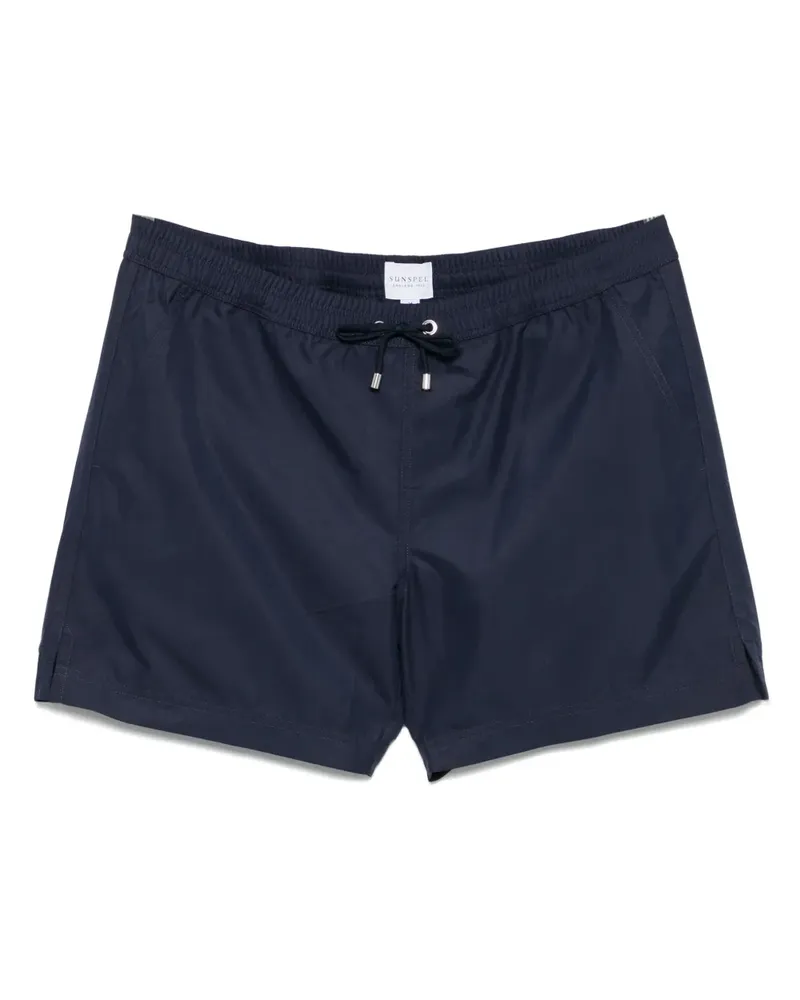 Sunspel Badeshorts mit Kordelzug - Blau Blau