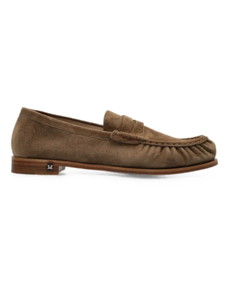 Max Mara Sponda suede loafers - Braun Braun