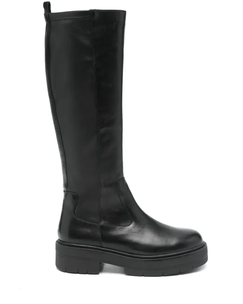 Geox Spherica Stiefel mit hohem Schaft - Schwarz Schwarz