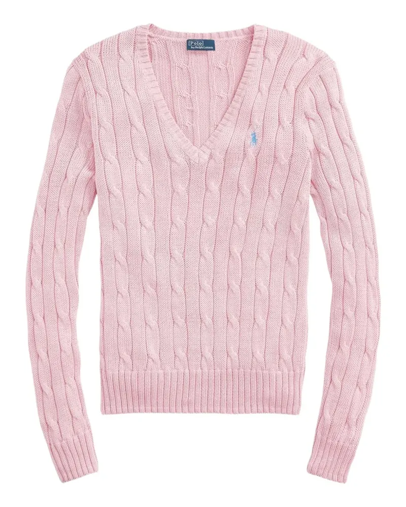 Ralph Lauren Pullover mit V-Ausschnitt - Rosa Rosa