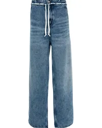 Isabel Marant Jordy Jeans mit geradem Bein Blau