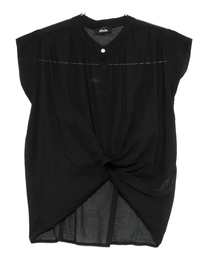 Dixie knot-detail blouse - Schwarz Schwarz