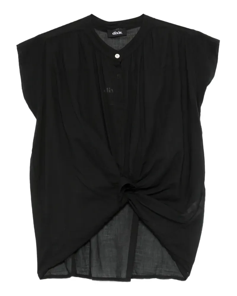 Dixie knot-detail blouse - Schwarz Schwarz