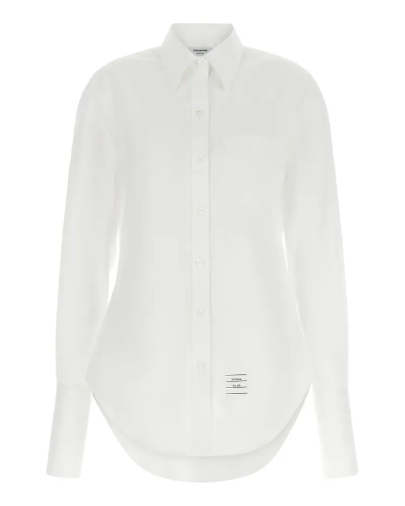 Thom Browne button down pocket shirt - Weiß Weiß