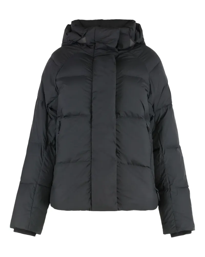 Canada Goose hooded zip puffer jacket - Schwarz Schwarz