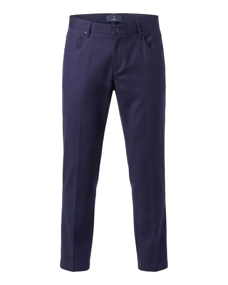 Tombolini five-pocket straight-leg trousers - Blau Blau