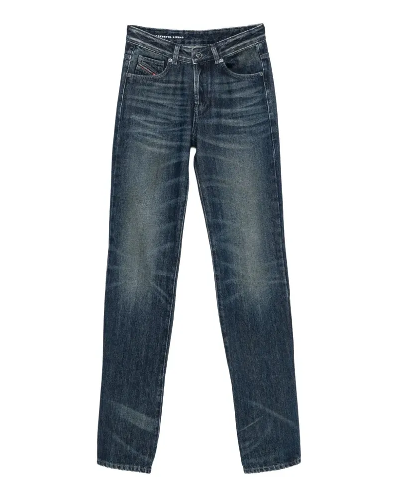 Diesel faded straight-leg jeans - Blau Blau