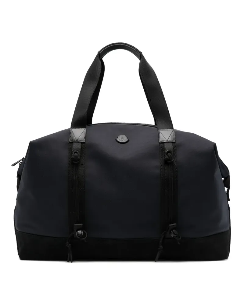 Moncler logo-appliqué duffle bag - Blau Blau
