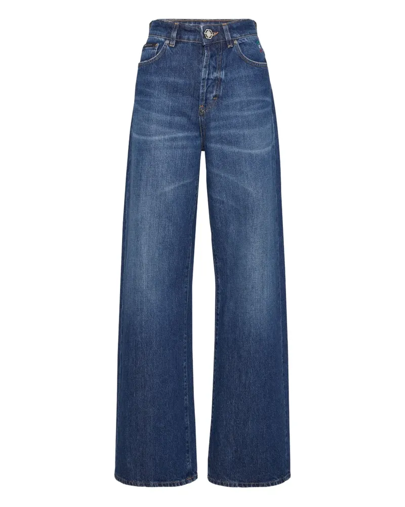 Philipp Plein Jeans mit Skater-Fit - Blau Blau