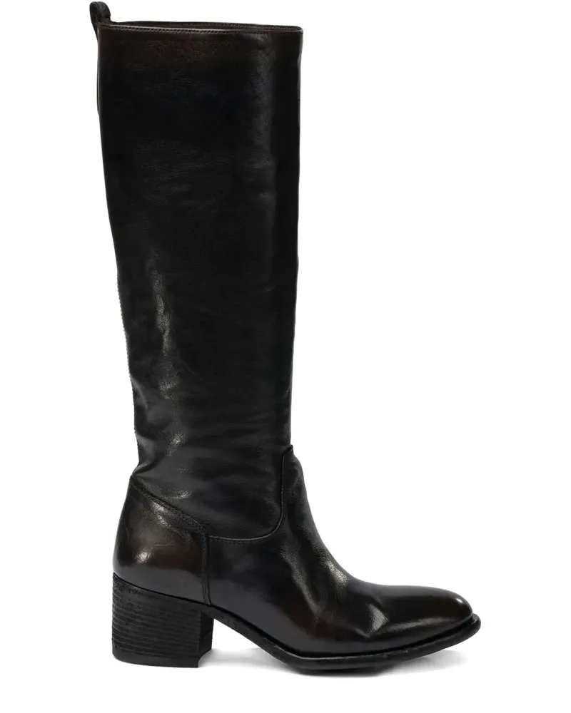 Officine Creative Italia Denner Stiefel 116 55mm - Schwarz Schwarz