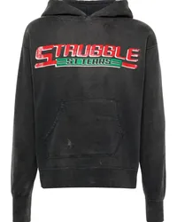 SAINT MXXXXXX Struggle Tears Hoodie Grau