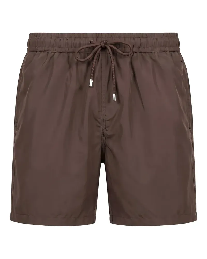Fedeli Badeshorts mit Kordelzug - Braun Braun