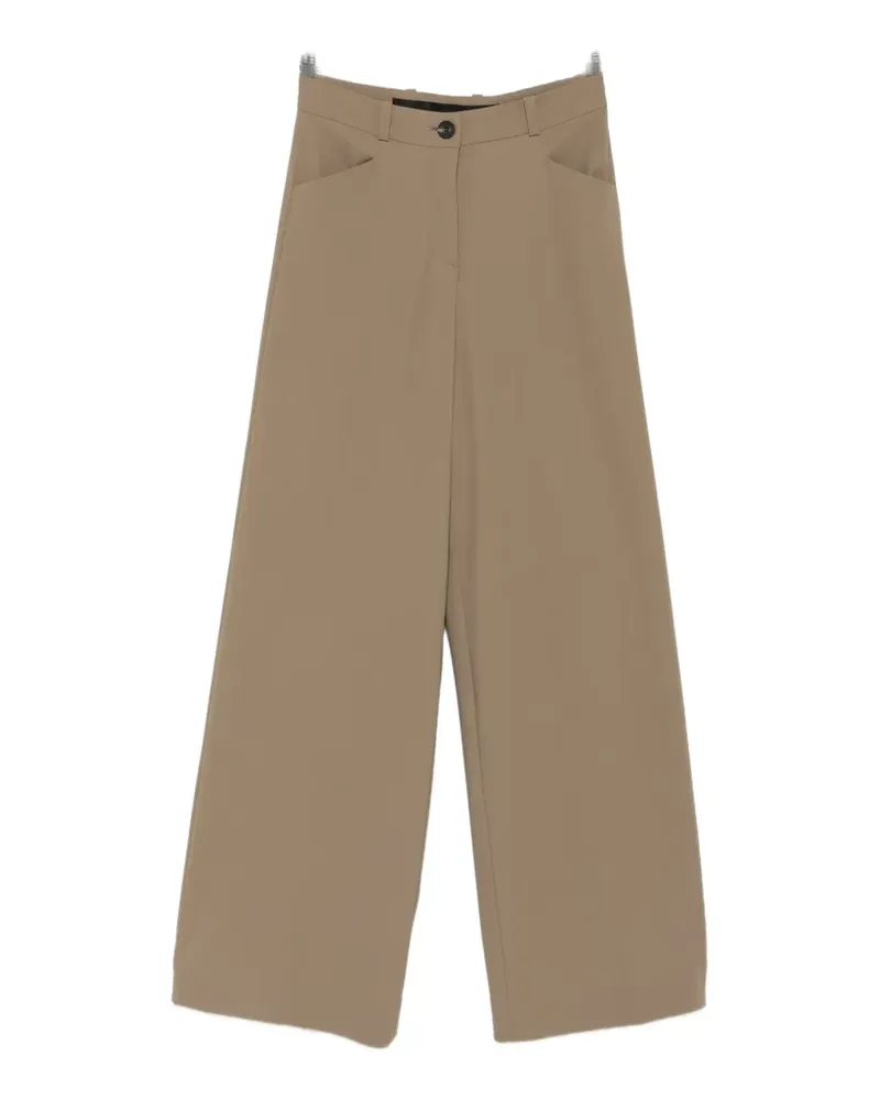 Roberto Ricci Designs buttoned palazzo pants - Nude Nude