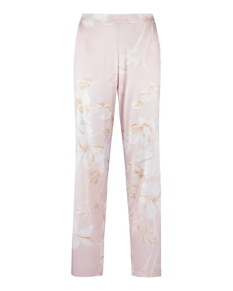 Aubade Silk By Night Pyjama-Hose mit Blumenprint - Nude Nude