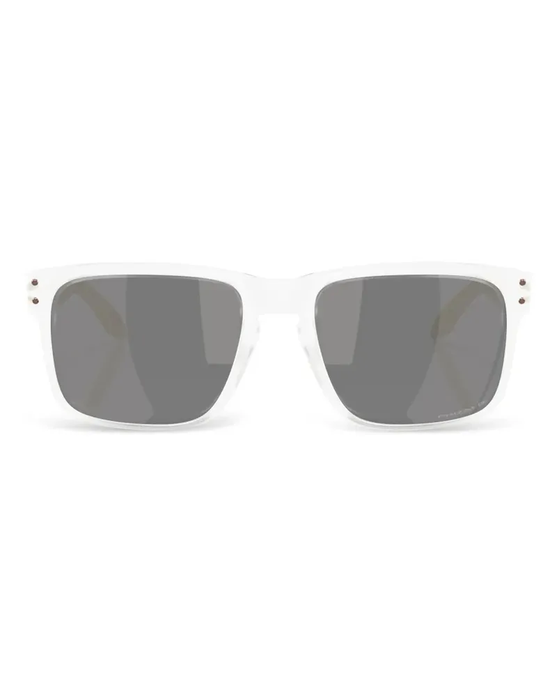Oakley Eckige Holbrook Sonnenbrille - Weiß Weiß