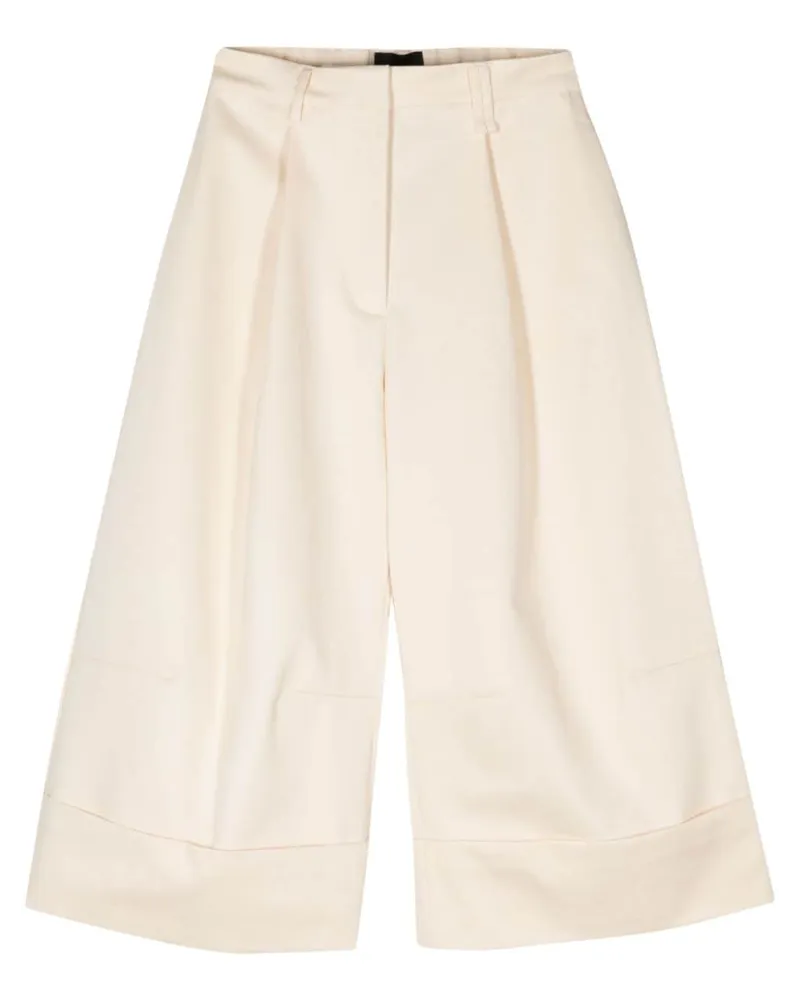 Simone Rocha Cropped-Hose mit weitem Bein Nude