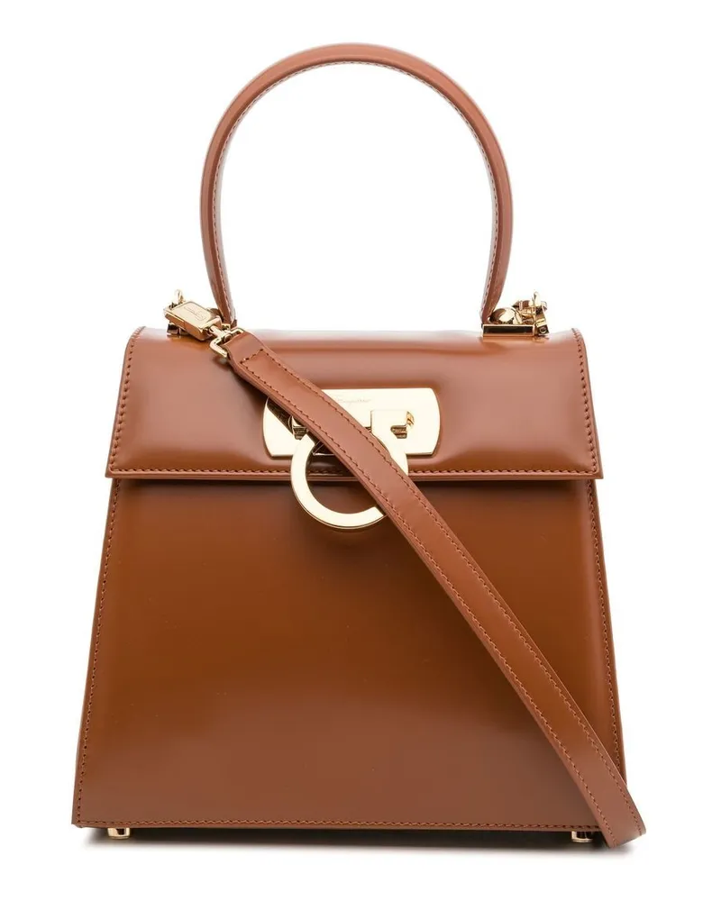 Ferragamo Iconic Handtasche - Braun Braun