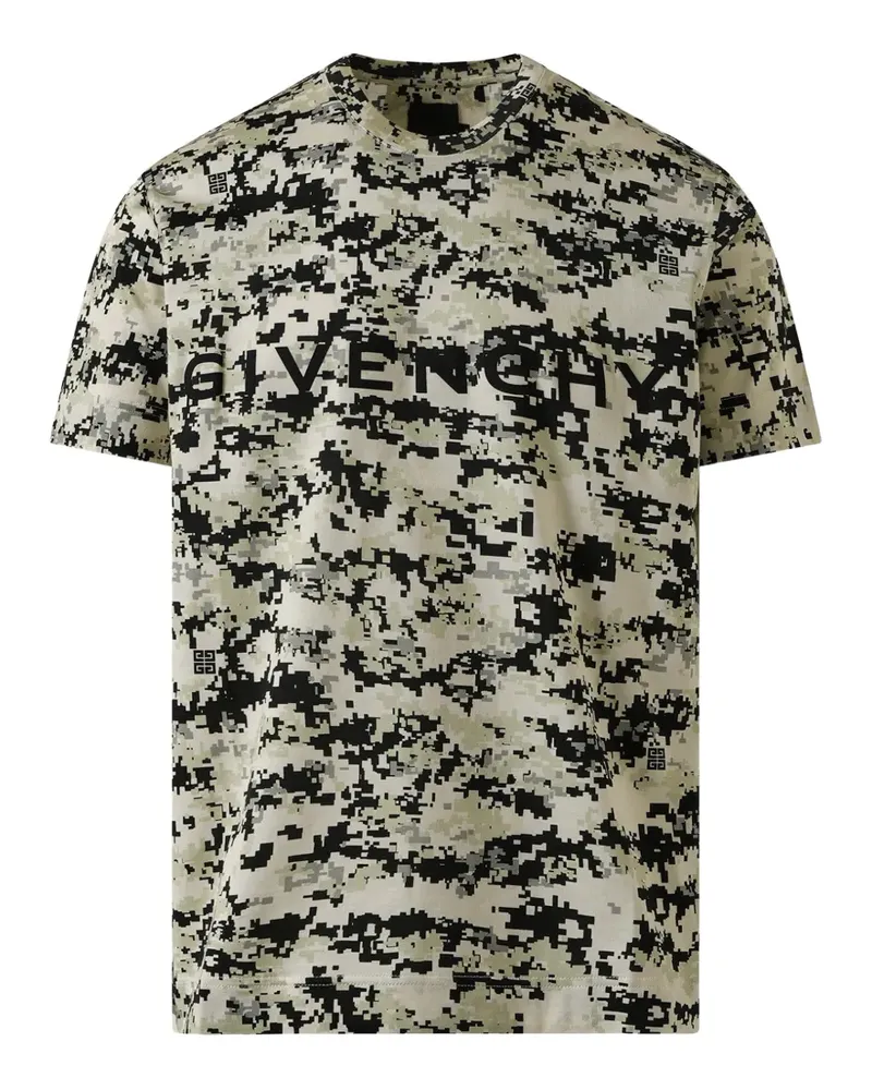 Givenchy T-Shirt mit Camouflage-Print - Nude Nude