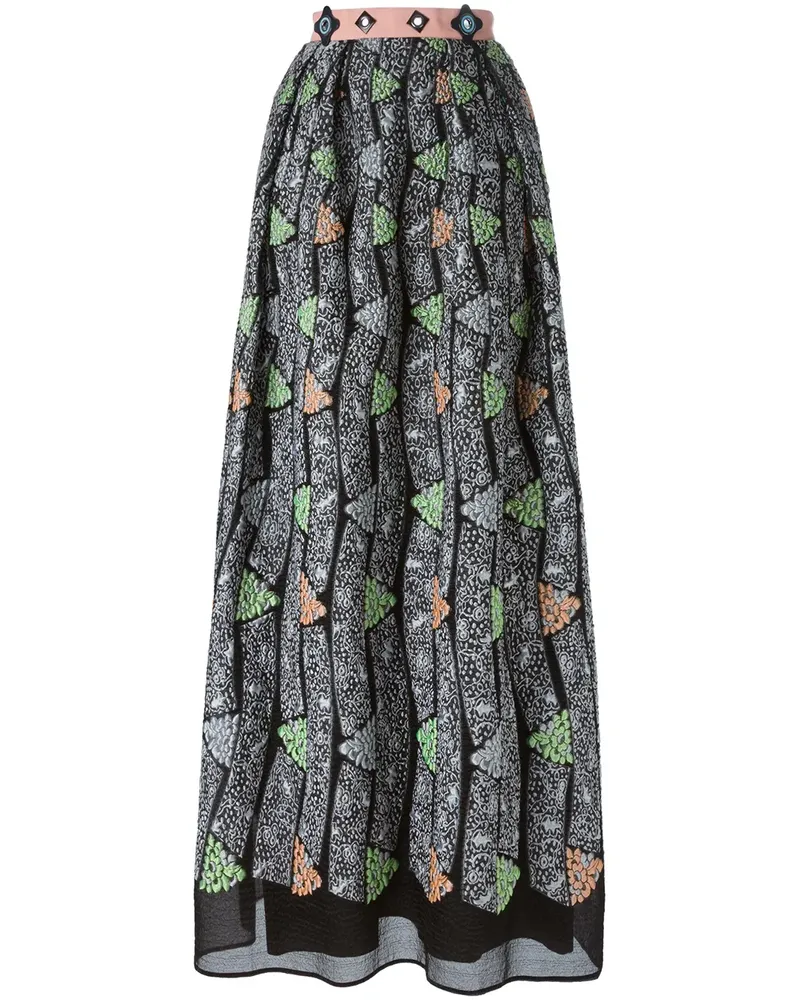 Peter Pilotto Kinetic' Maxirock - Schwarz Schwarz