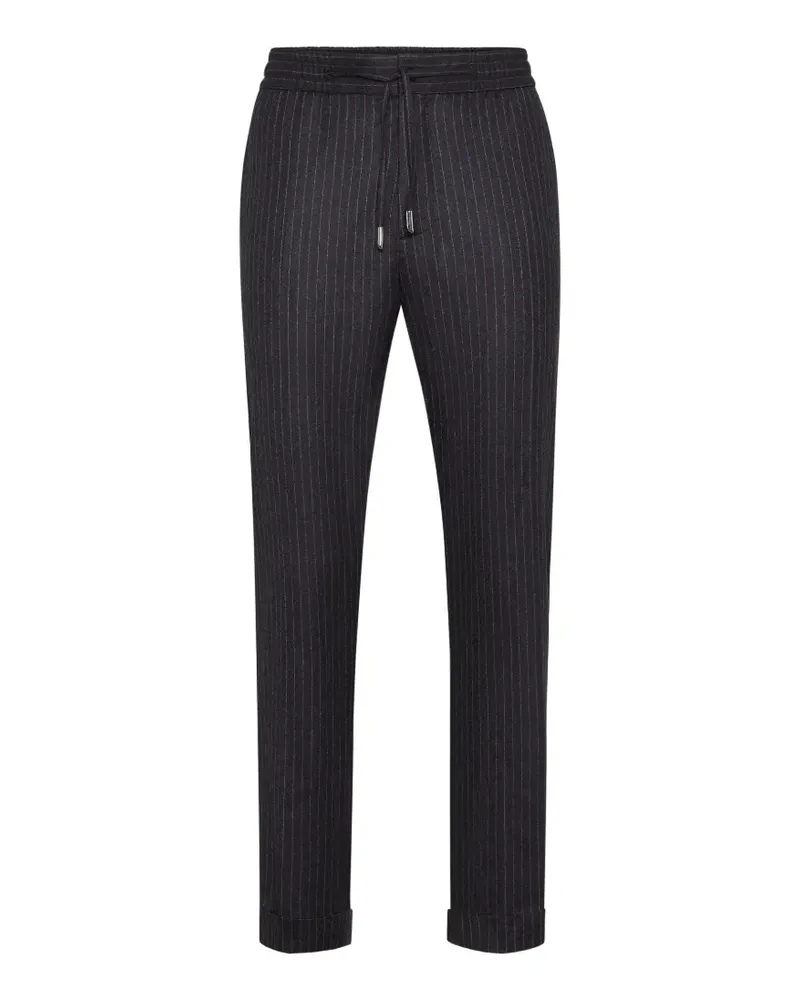 Billionaire Hose mit Nadelstreifen und Kordelzug - Grau Grau