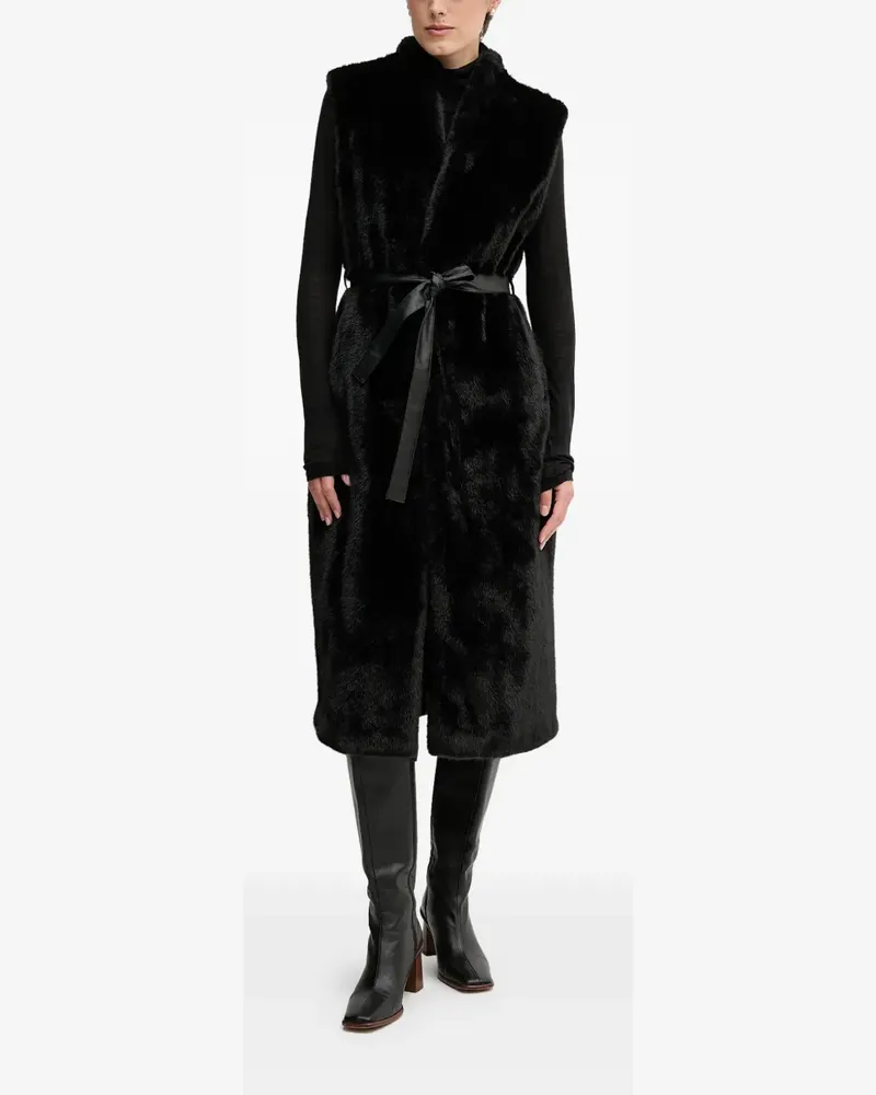 Gaudi Ärmelloser Mantel - Schwarz Schwarz