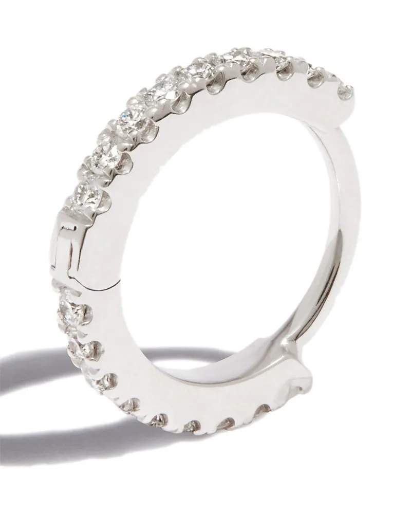 Maria Tash 18kt Weißgoldohrring mit Diamanten Gold