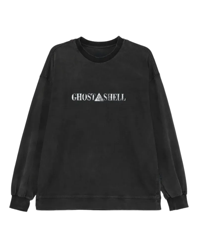 JUUN.J Sweatshirt mit Logo-Print - Schwarz Schwarz