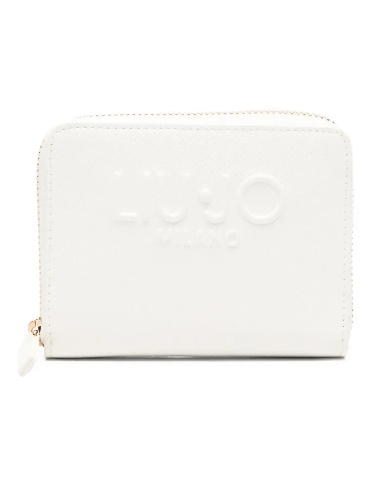 Liu Jo logo zip wallet - Weiß Weiß