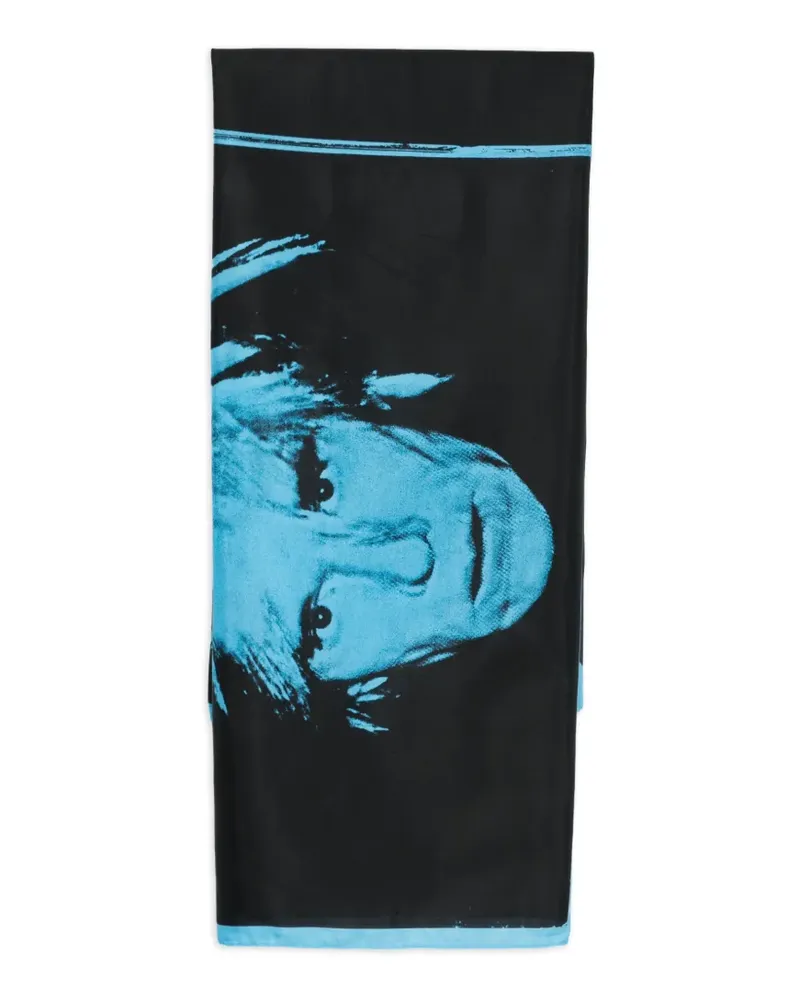 Études Studio x Andy Warhol Schal mit Künstler-Print - Schwarz Schwarz