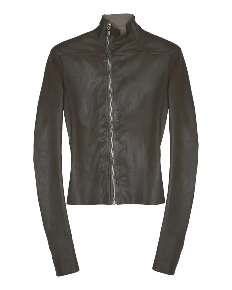 Rick Owens Gary leather jacket - Braun Braun