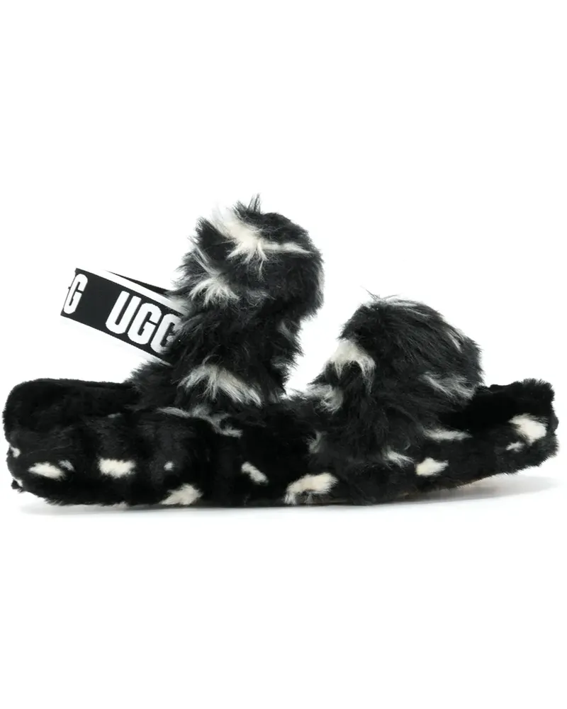 UGG Oh Year Spots Pantoletten - Schwarz Schwarz