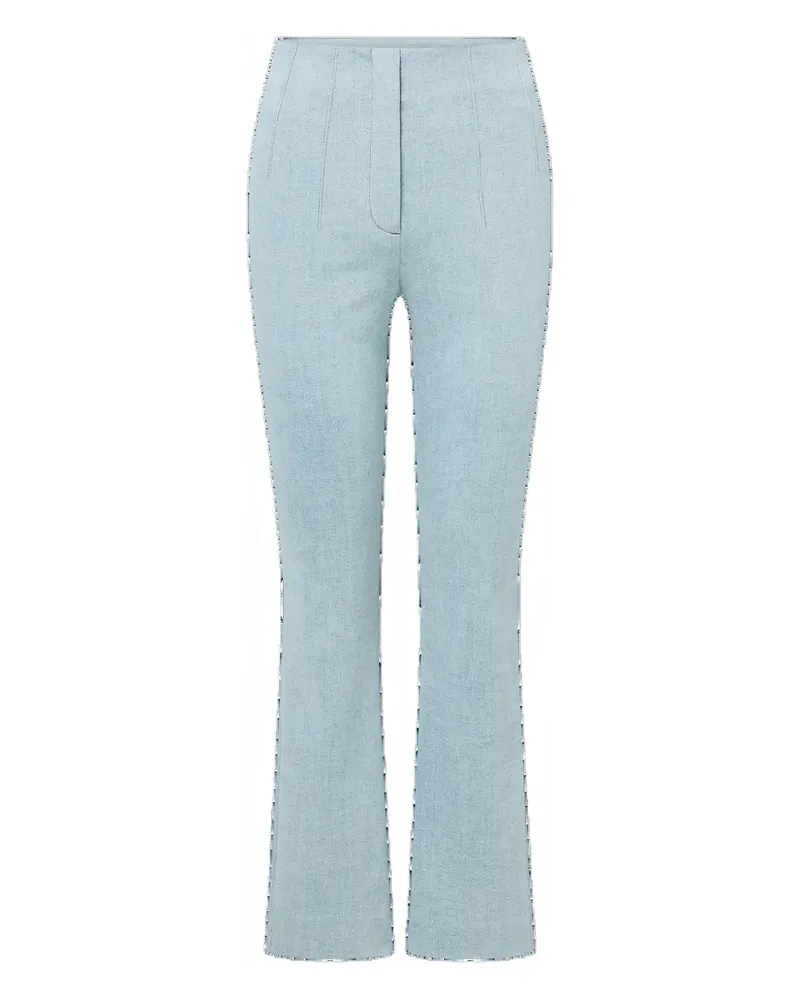 Veronica Beard Ausgestellte High-Waist-Jeans - Blau Blau