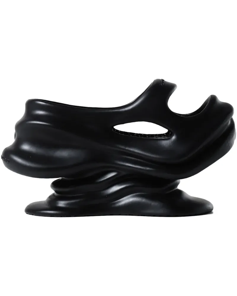 Feng Chen Wang Sandalen mit dicker Sohle - Schwarz Schwarz