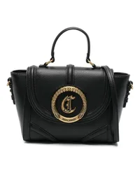 Just Cavalli Handtasche mit Schlangenapplikation Schwarz