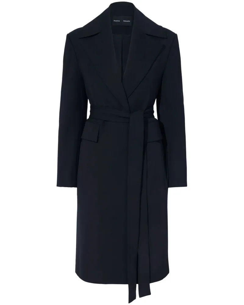 Proenza Schouler Thea Mantel - Schwarz Schwarz