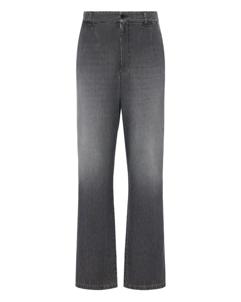 Maison Margiela faded-effect straight-leg jeans - Grau Grau