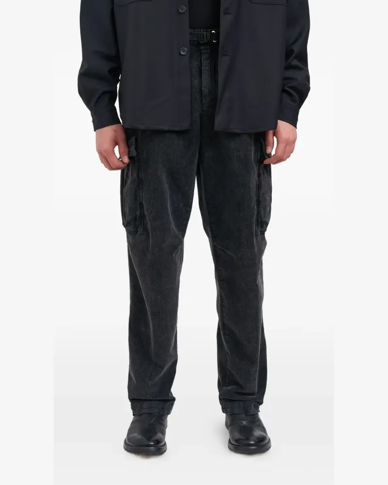 PLAN C black cargo pants - Schwarz Schwarz