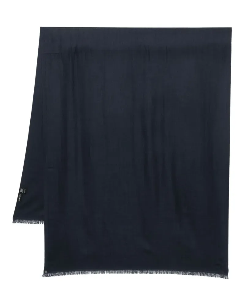 Tom Ford Schal mit Fransen - Blau Blau