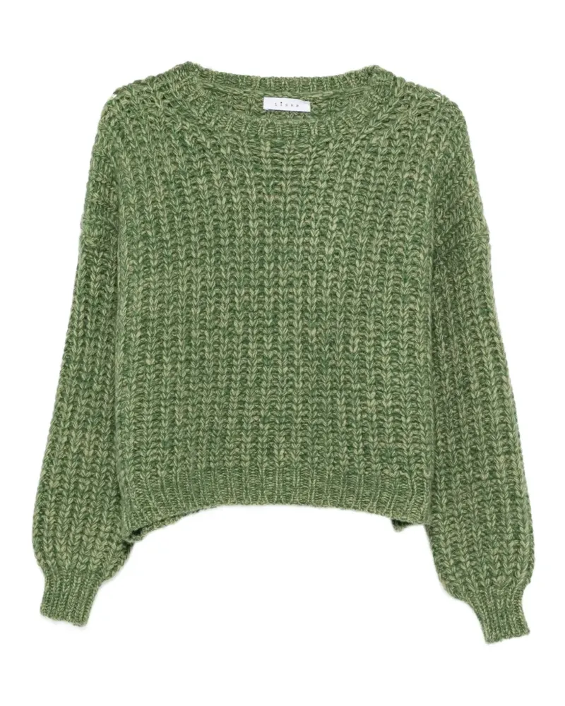 Liska Grob gestrickter Pullover - Grün Grün