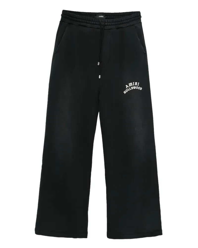 Amiri Hollywood Jogginghose mit Logo - Schwarz Schwarz