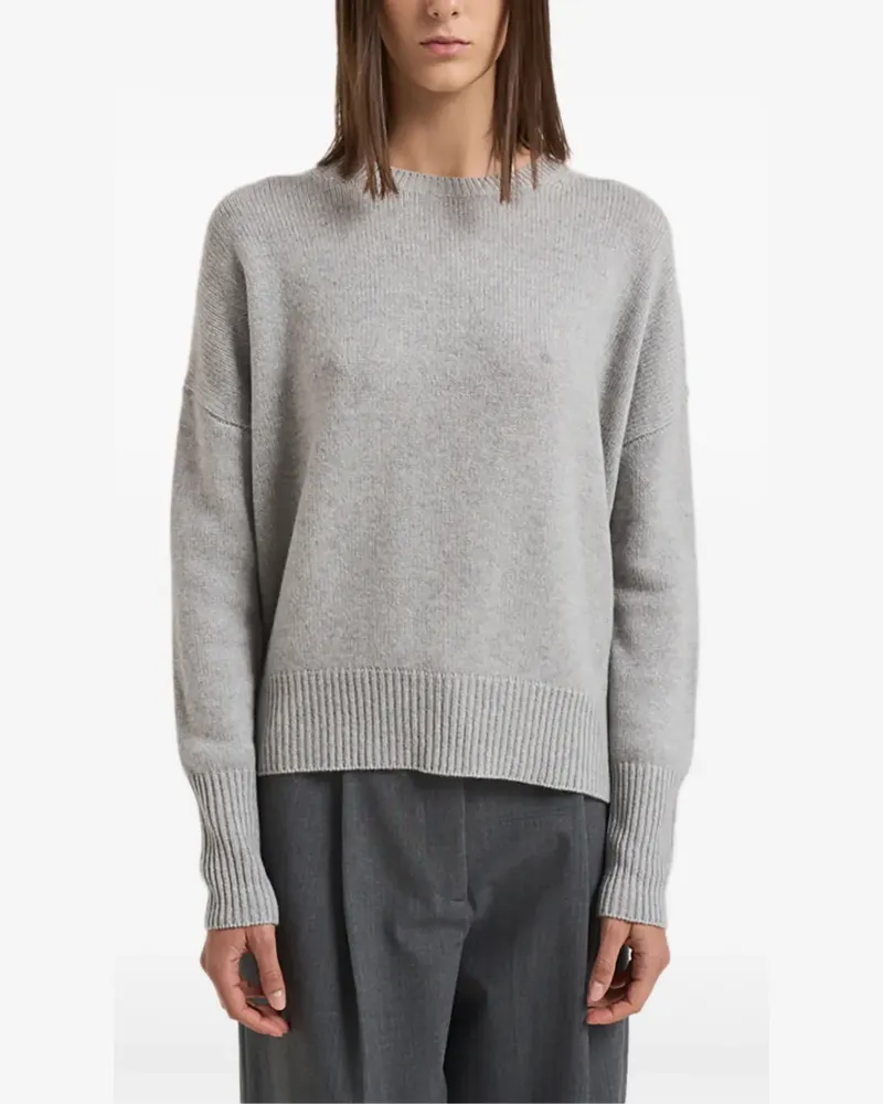 Lisa Yang Langärmeliger Pullover - Grau Grau
