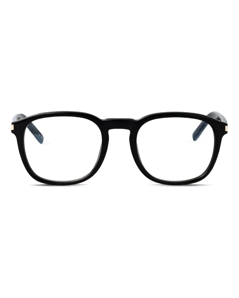 Saint Laurent Brille mit rundem Gestell - Schwarz Schwarz