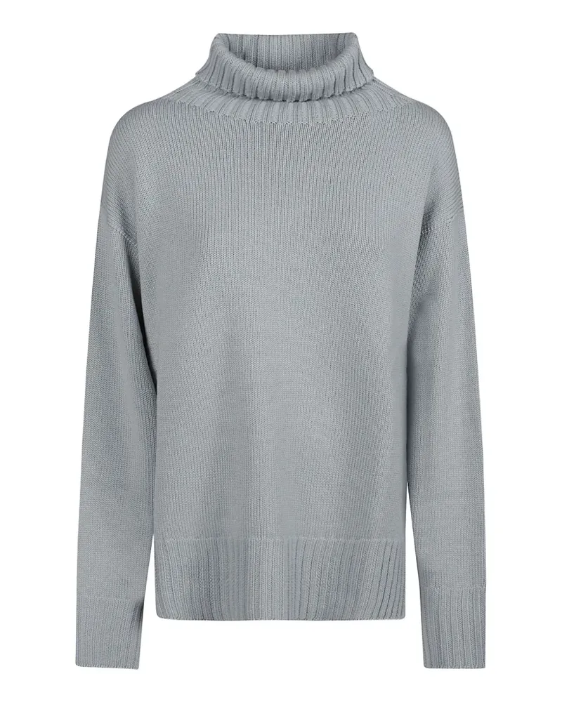 Drumohr  Gerippter Rollkragenpullover - Grau Grau