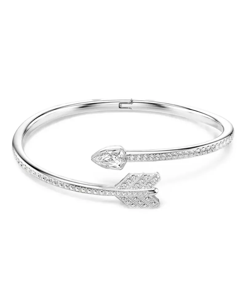 Swarovski Idyllia arrow-motif crystal-embellished bracelet - Silber Silber