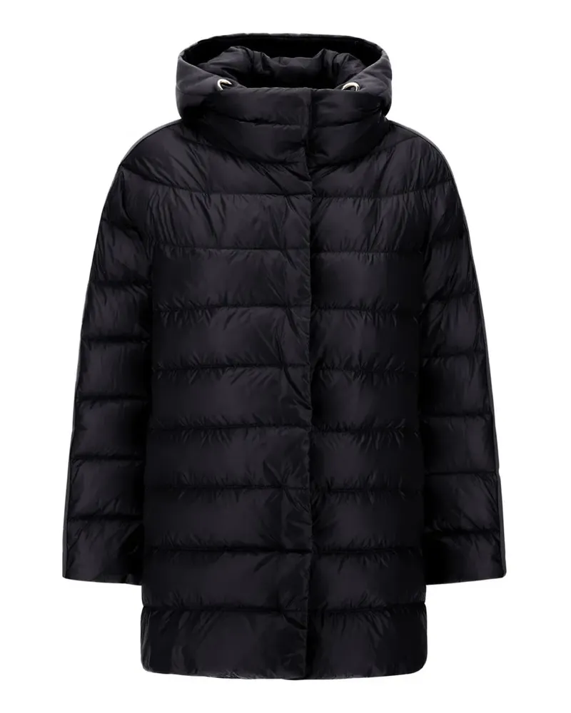 Herno Ultralight Steppjacke mit Kapuze - Schwarz Schwarz